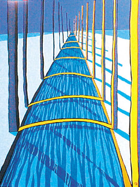 Titel: Chemin vers l'infini, Kunstenaar: Beyer de Ryke, Gilles